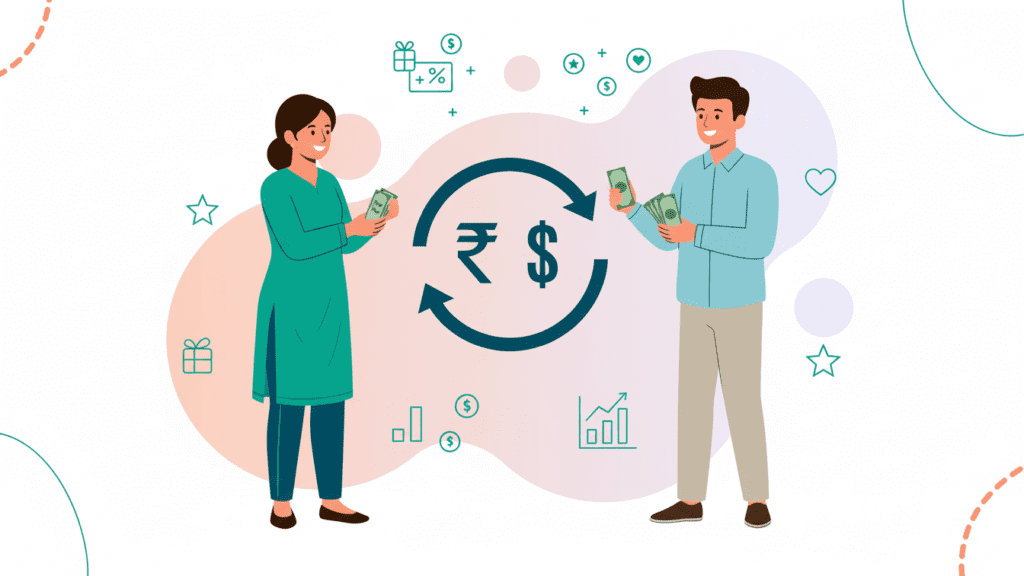 Impact of currency fluctuations on stock market